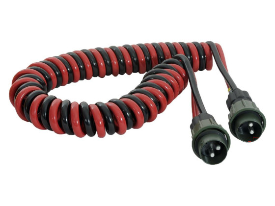 Spiralkabel 2x35kv mit Nato-Stecker