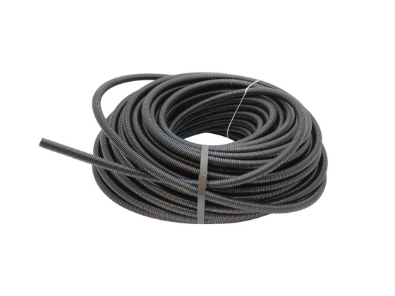 Wellrohr Polyflex PVC NW 13 Schwarz, ohne spalten