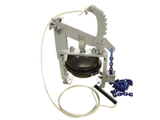 Pneumatischer Spanner. Komplett mit Kette