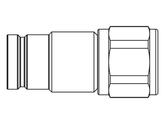 Tema Kupplungen männlich "Flat Face" 1/2" Tema FF Serie