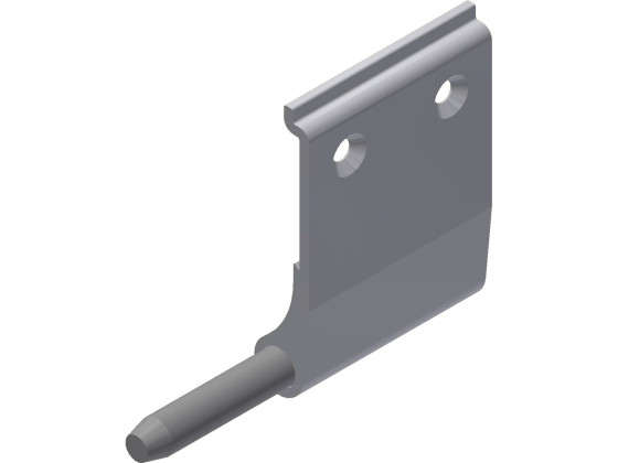 Alu-Scharnier L 160/90mm m/Zapfen für 353032