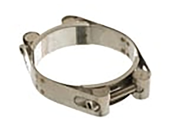 Klemme 110-120mm, AISI316 mit 2 Schrauben M8x80 mm