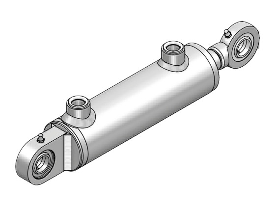 Contarini Doppeltwirkend Zylinder 80/70x30x700 25x25 3/8" - HMB4350700