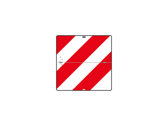 Venstresidet 423x423x1mm, horisontalt klapbar, stål - 33.401.00