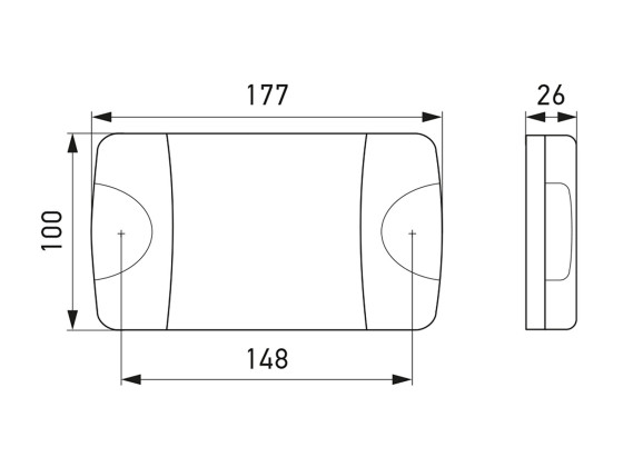 DuraLED-S bak/brems. 12/24V. ADR