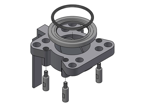 Kranventil 76mm komplett