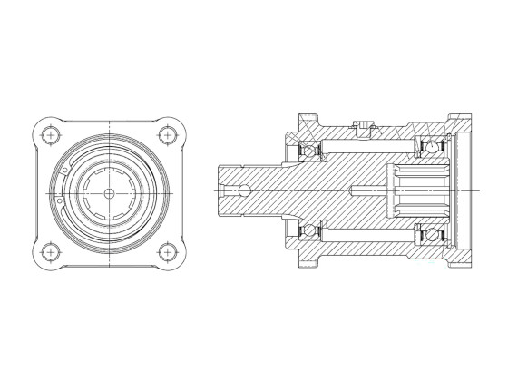 X63 Adapter for bakoverflytting av pumpe 205x9620000