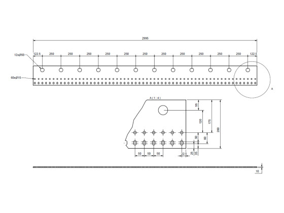 Kranplate chassisforsterkning Volvo og Scania - Heavy duty