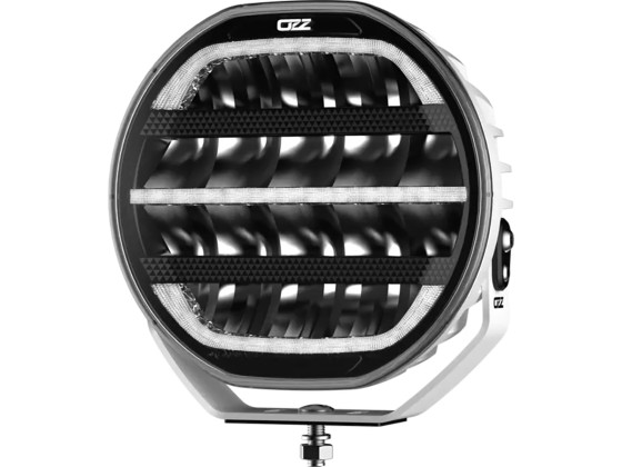 OZZ XR3 P Fjernlys 9" HVIT - 15000 Lumen sort reflektor