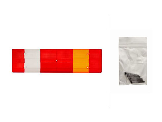 Baklyktglass Venstre 190x50x570mm