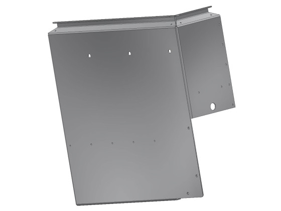 Rechte Seite mit rundem Steckloch