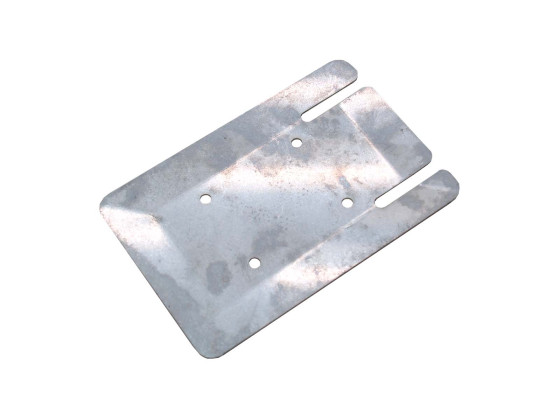 Rückplatte Edelstahl mit Schlitzen für Hörner - Für Neue Ausf. 23921