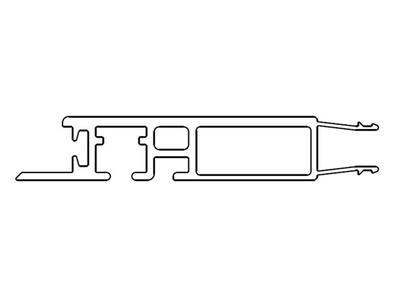 Bottenprofil 7500x100x25mm
