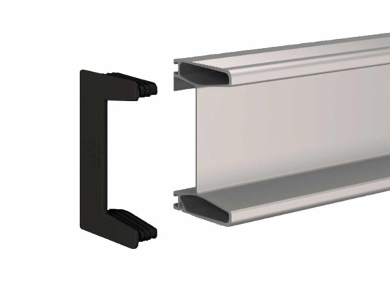 Unterfahrschutz Alu 2400mm Anod. - inkl. Kit für Montage - R58-03