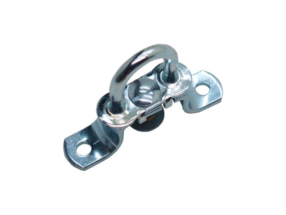 Drehverschluss, verzinkt für Ovalöse - 42x22mm mit Nirosta-Feder