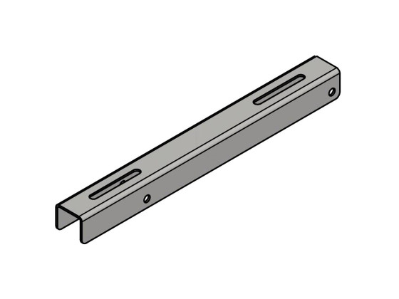 Befestigung f. Seitenschutz, aussen H495