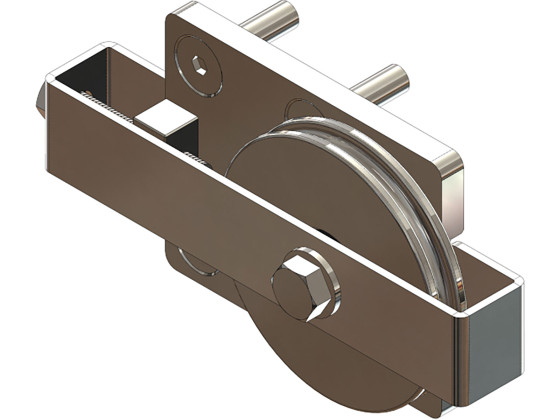 Horizontales Drahtspannrad Ø100 mm