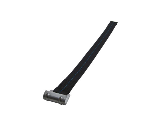 Gurt mit Scheibenhaken Polyester F=2400 kg, - Zink-Nickel beschichtet, 650mm