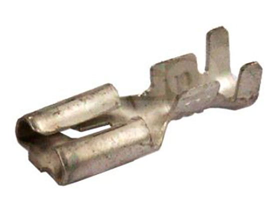 Kabelschuh o/Isol m/Widerhaken Steckhül. f/Relaishalter 4,8x0,8 - 191089