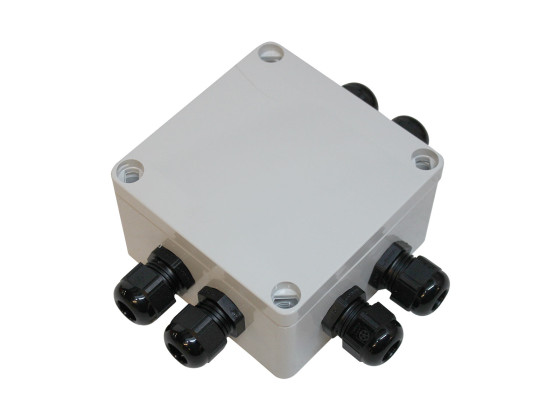 Samledåse plast 6 udgange - 100x100x60mm