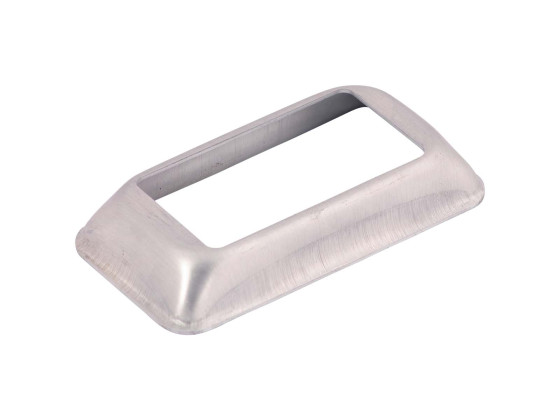 Indbygningsskål for sidemark. 2mm alu