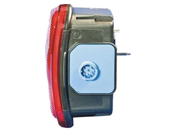 Rückleuchte Mehrkammer MAN links - Blinker, Bremslicht, Rücklicht, Nebelscheinwerfer, Seitenmarkierungslicht - und Kennzeichenleuchten