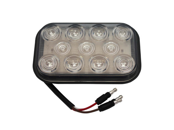 Stop/Baglys indsats klart glas (serie) - Med Maxi Seal stik