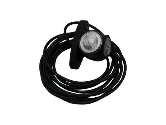 Slingrelygte lige,kort,rød/hvid/gul  - LED H/V 4m kabel  - 31-3360-007 ADR godkendt