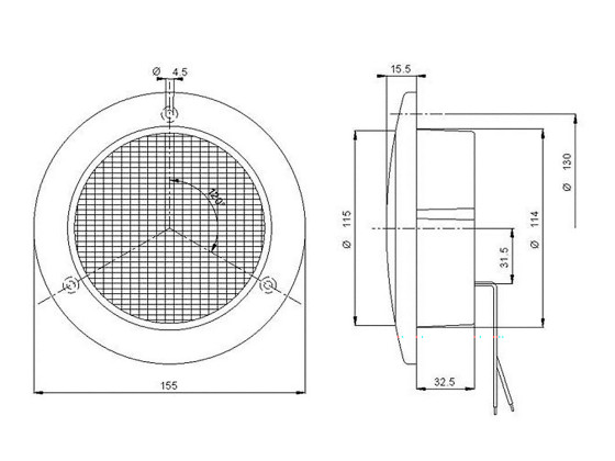 Jokon LED Heckleuchte mit Chromkante 24V - Rück-/Brems-/Blinkleuchte