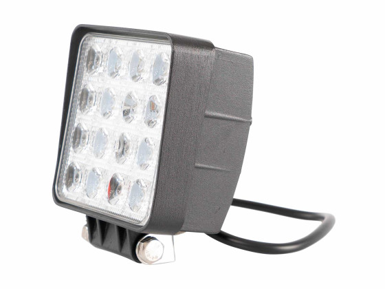 Arbejdslampe 9-32V 16LED 3071lumen flood - 110x110x70mm - ECE R10
