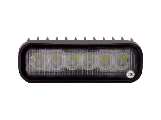 Arbejdslampe 12-36V 6LED 1440lumen flood - 150x51x61mm (flad type) - IP69K - ECM R10