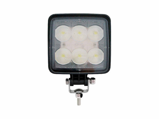 Arbejdslampe 12-36V 6LED 1440lumen flood - NB: Godkendt som baklampe - 105x106x52mm - IP69K - EMC R10 - ECE R23