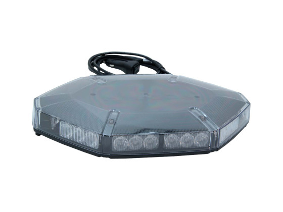 Blitzblink lygtebro 12/24V LED, orange - Højde 650mm - Med magnetisk/vacum base