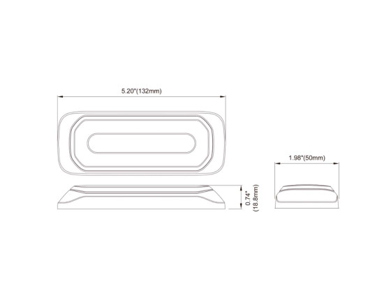 LED Blitzblink med Halo markeringsljus 12/24V