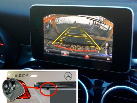 Ryggekamera VST mini NTSC 1/4 CCD-sensor