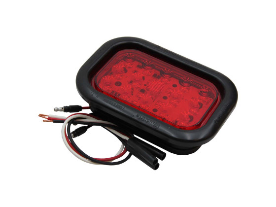 Truck-Lite innsats 12/24V Led Rød  - 3 park/15 brems punkt - 45042R
