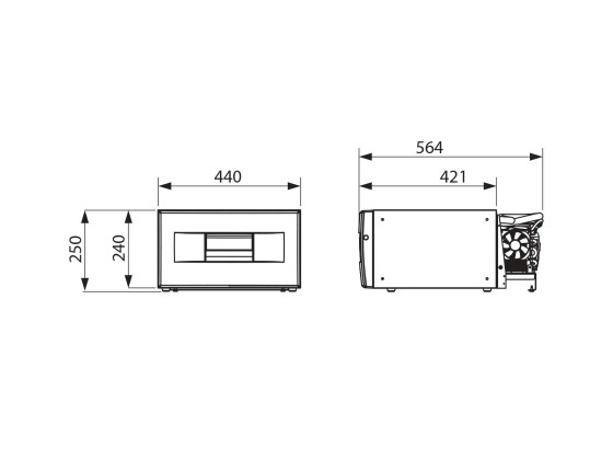 Køleskuffe 20L 12V/24V CD20 - 9600008369