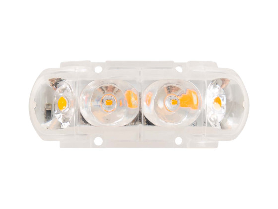 Blitz-enhed lygtebjælke LED 498574/498573 klart glas, ende