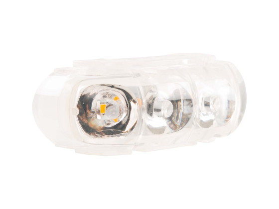 Blitz-enhed lygtebjælke LED 498574/498573 klart glas, ende