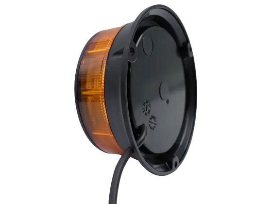 NORDLYS+ Blitzleuchte, Rundumleuchte Flachmontage „Puck“ m/3,5m ADR-Kabel - 35-028C3ADR