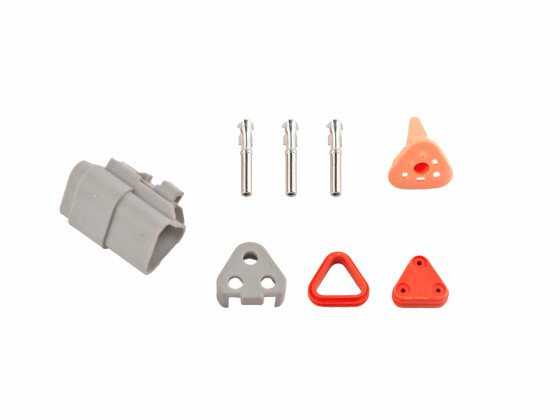 Kontaktstykke Deutch 3-pin, 13A, hun til 498624 - 7802132