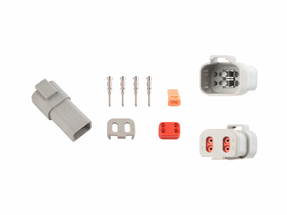 Kontaktstykke Deutch 4-pin, 13A, han til 498628 - 7802141