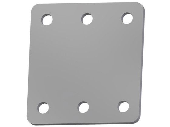 Befsetigungsplatte 140x150x8mm MB Atego feuerverzinkt