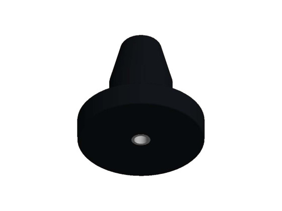 Gummiholder for alu-starkerør