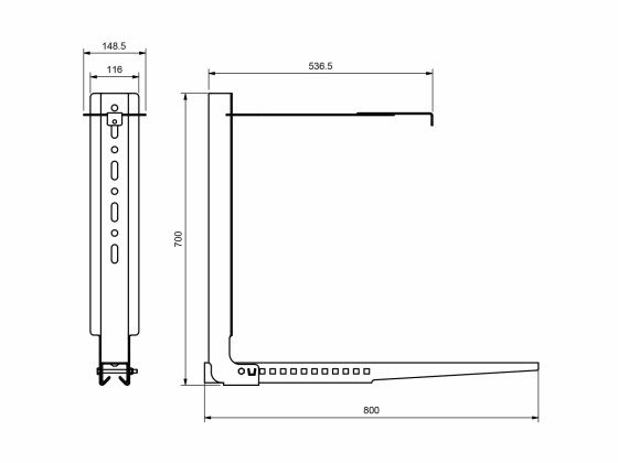FlexOphæng for værktøjskasse - Pre-galvaniseret