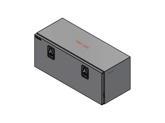 BevoBox RF værktøjskasse bundhængslet L1200xH500xD500