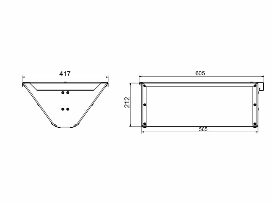 Kædekasse for Scania med rustfrit låg