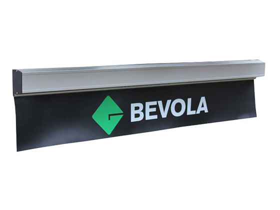 Stænklap 2400x355mm m/vulst Bevola