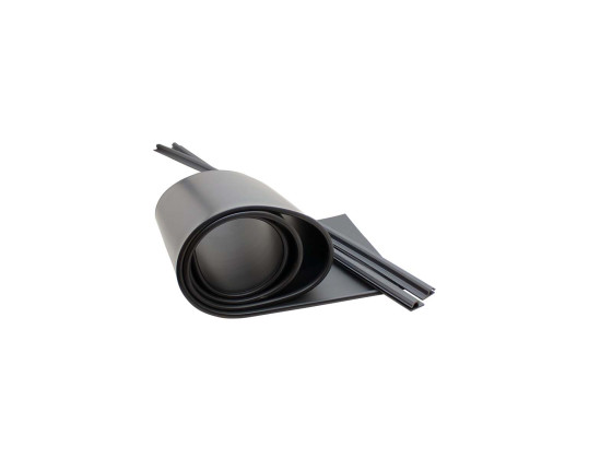 Stænklap 2500x380mm m/vulst uden logo