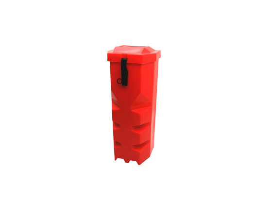 Kasten f. Feuerlöscher 6kg Rot Klappe 650x260 Klappe oben  - 89535 / JBFR65